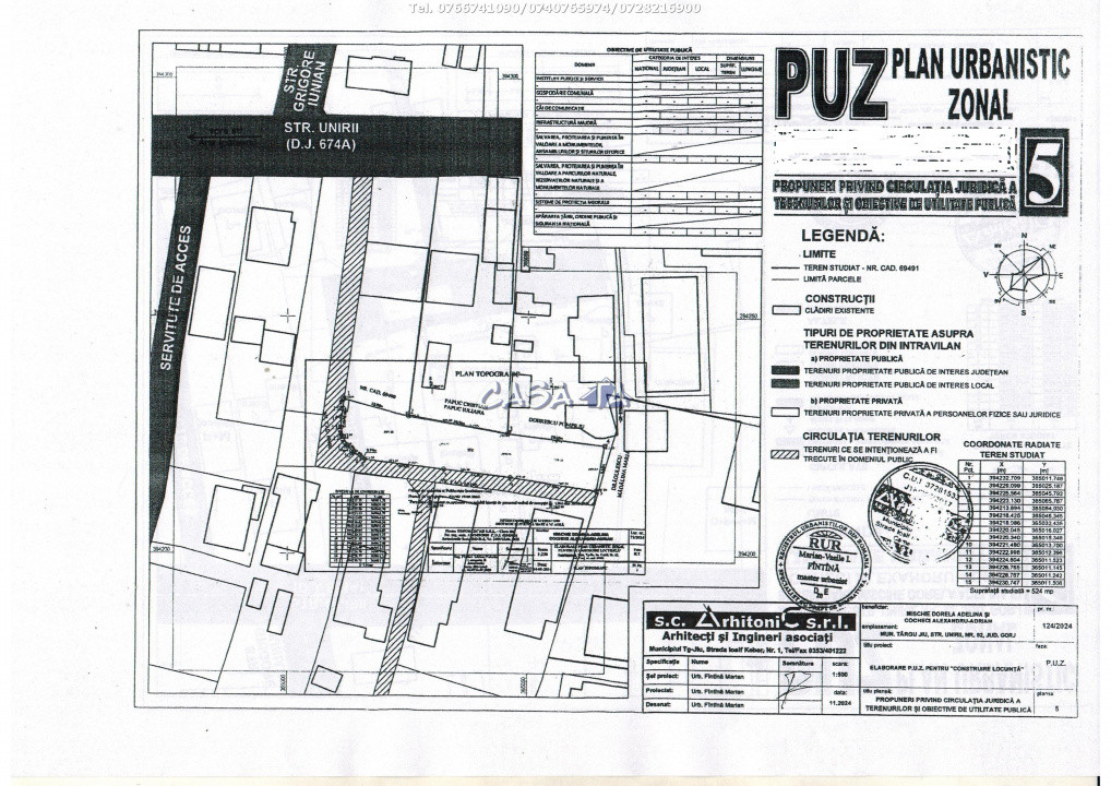 Teren Intravilan, Curti - Constructii, Strada Unirii