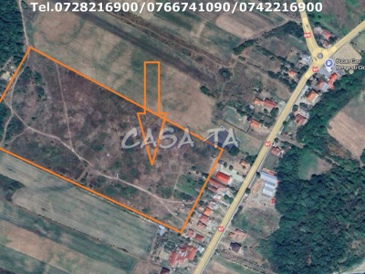 Teren Extravilan (60.000 mp + 5000 mp Padure),situat în Bengesti - Ciocadia