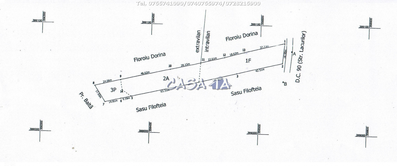 Teren 2942 mp Localitatea Rasovita