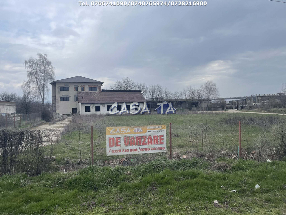 De Vanzare Cladire Multifunctionala si Teren Aferent - Dragutesti