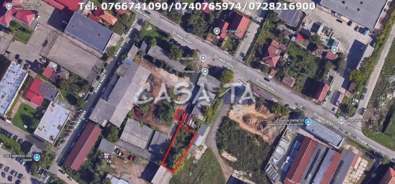 Teren Intravilan (536mp), Strada Izlaz
