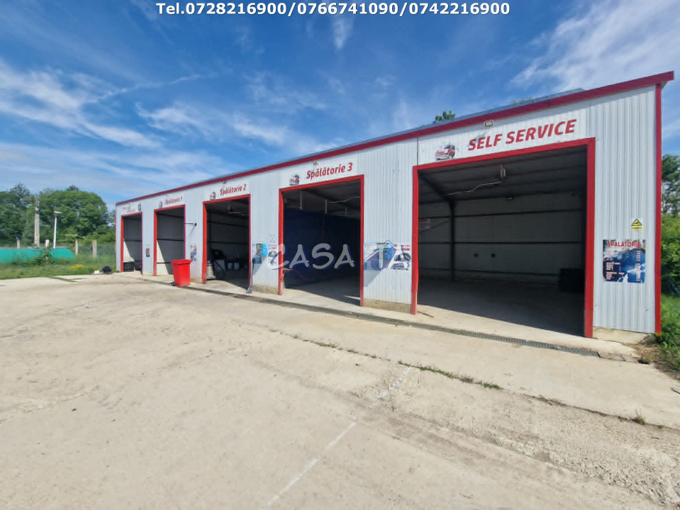 Închirere spatiu comercial, spalatorie self și cazare