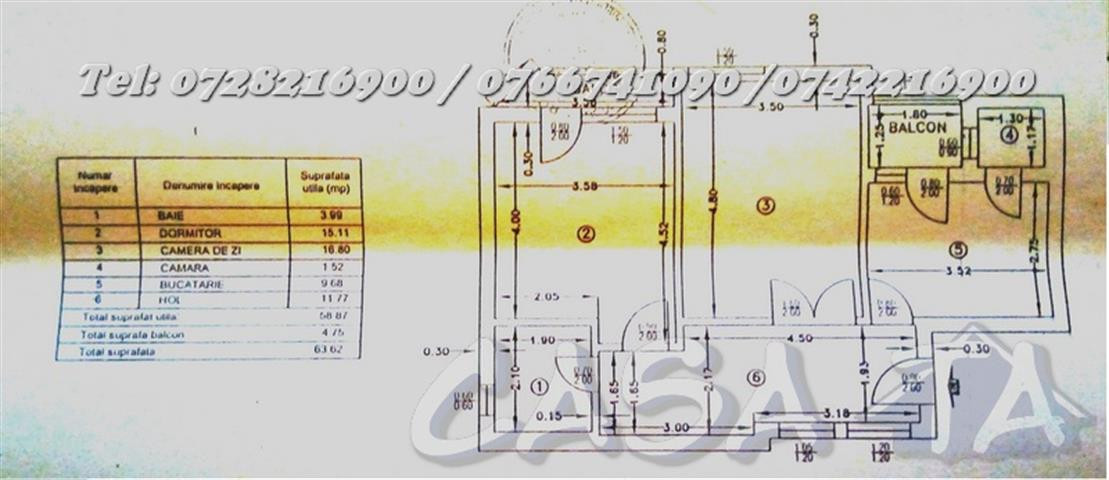 Apartament 2 Camere, Etaj 7, Victoriei - Zona Centrala