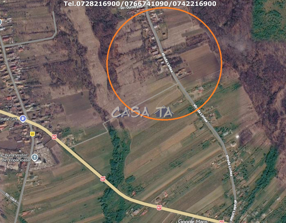 Teren Intravilan (5336 mp),situat în Scoarța - Lintea