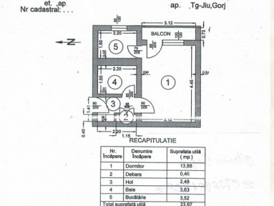 Garsoniera confort 1, Etaj 1, Matasari