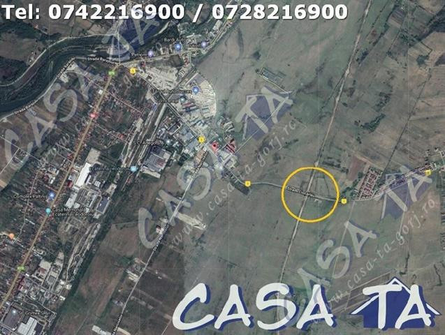 Teren Intravilan(4582 mp), situat în Târgu Jiu ,Strada Ciocârlau