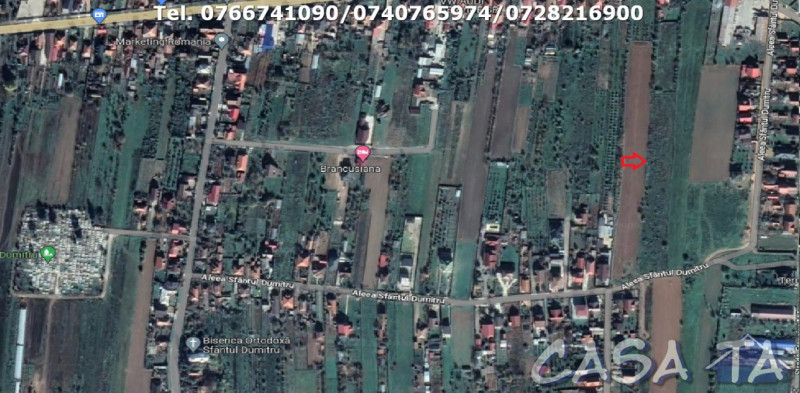 Teren Intravilan (547 mp), Aleea Sfantu Dumitru