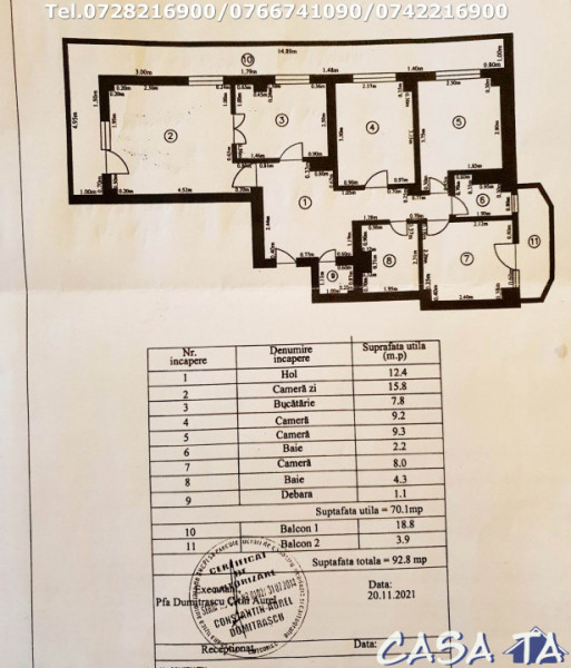 Apartament 4 camere, situat în Rovinari, Bld Minerilor