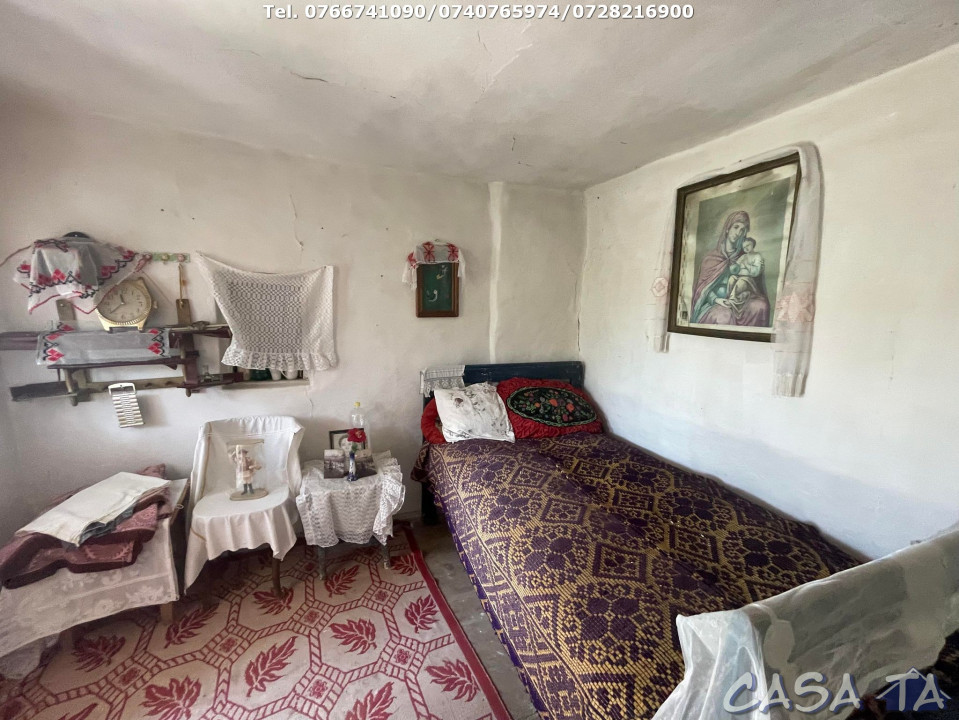 Casa 3 Camere + Teren Aferent (6000mp) si Anexa, Telesti