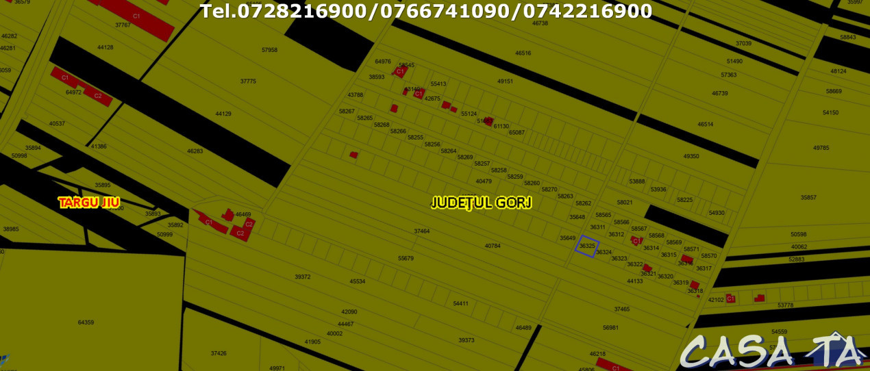 Teren Intravilan (621 mp),situat în Târgu Jiu, Narciselor 2