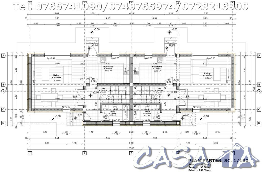 Case Noi, Tip Duplex, Cartier Narciselor