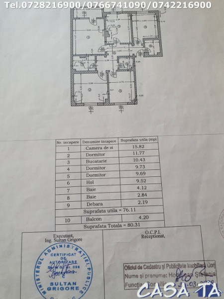 Apartament 4 camere, situat în Târgu Jiu, Victoriei