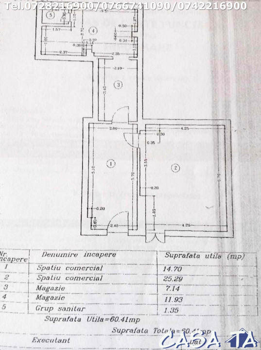 Închiriere spatiu comercial, în Târgu Jiu, Str. Siretului