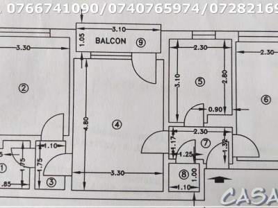 Apartament 3 Camere, Etaj 2, Aleea Unirii