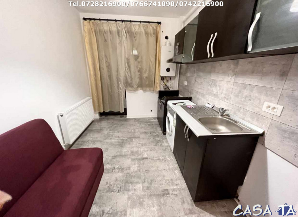 Închiriere Garsoniera Tip Studio- 38 mp  utila-Mobilata si utilat