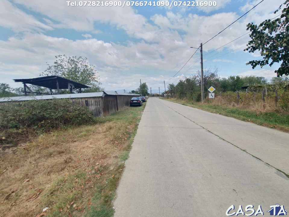 Teren Intravilan (1000 mp),situat în Danesti -Vacarea
