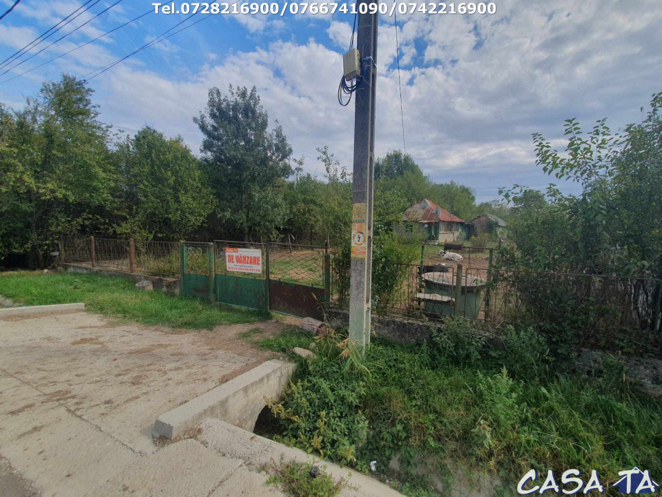 Teren 3323 mp situata în Bucureasa-Peret