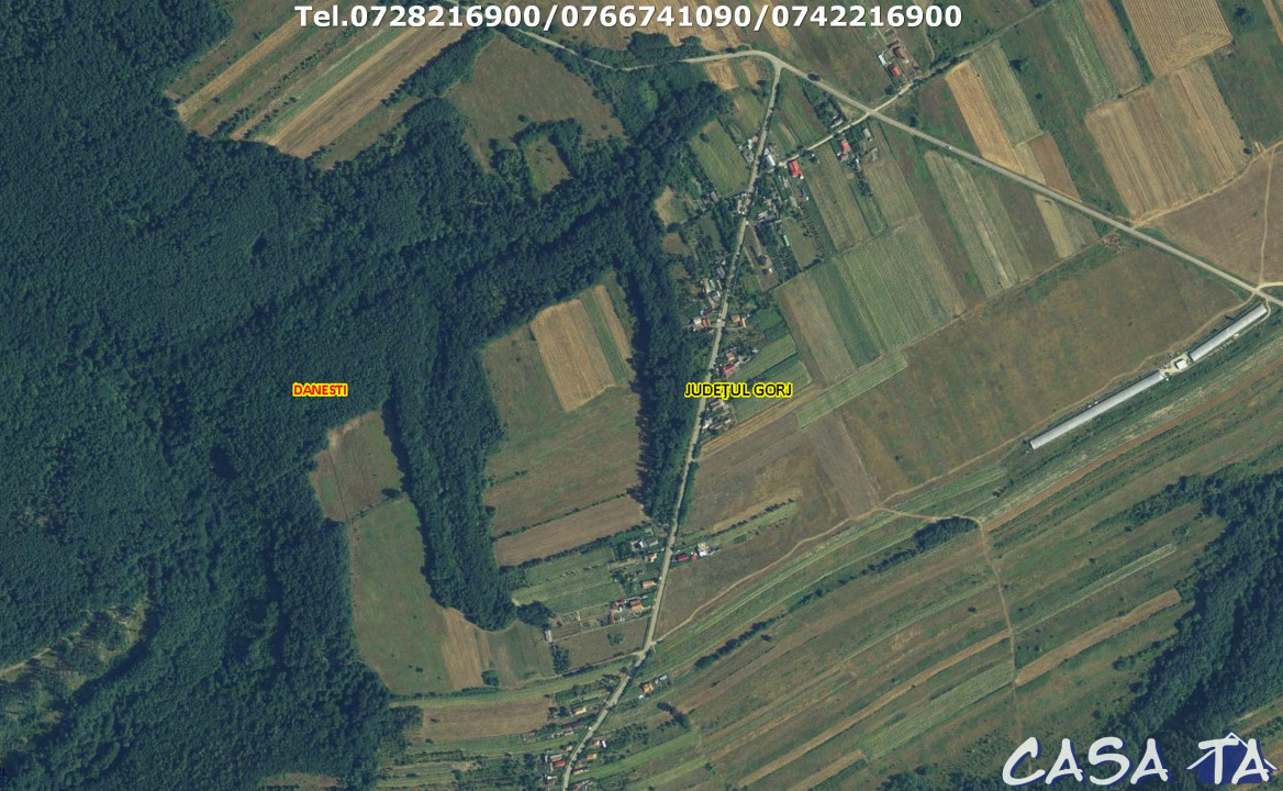 Teren (5480) situat în Danesti- Merfulesti