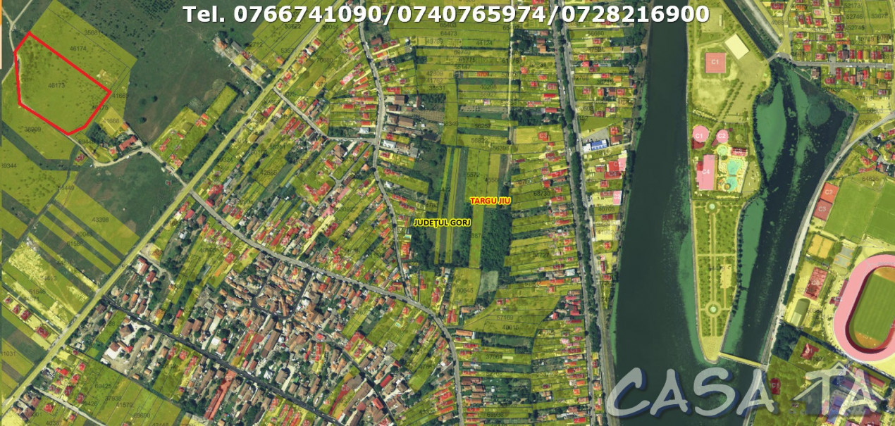 Teren (17710 mp), Strada Ciresului - Dealul Targului