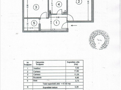 Apartament 2 Camere, Etaj 1, Matasari