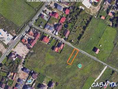 Teren Intravilan (1079 mp),situat în Târgu Jiu, Str. Cezar Petrescu