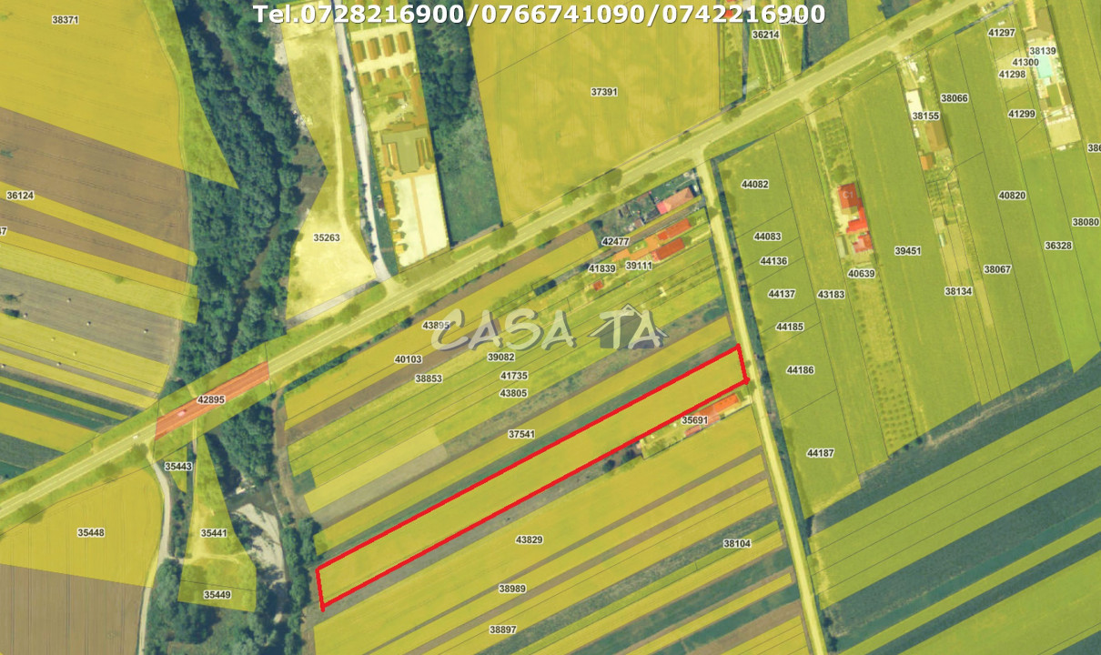 Teren Intravilan (7500 mp),situat în Bălesti - Tămășești